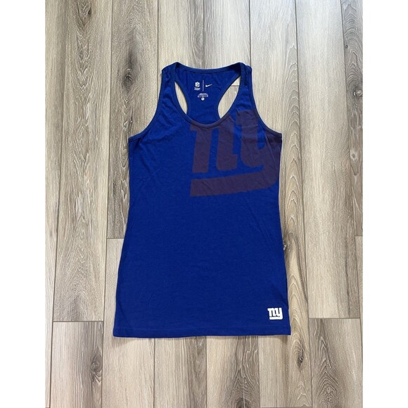 New York Giants NFL Racerback Blue Tank Top Nike Women’s Medium - Picture 1 of 11